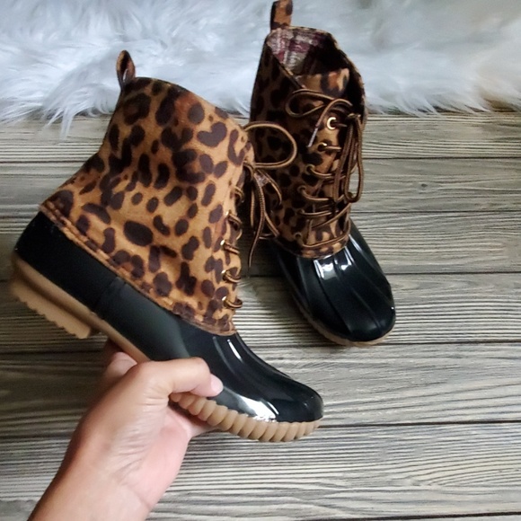 Sale!!! KENZIE Leopard Winter boots - Picture 6 of 8